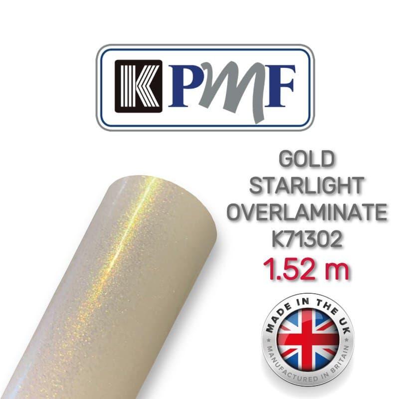 KPMF K71302 Gloss Gold Starlight Overlaminate — золотиста перламутрова ламінінаційна плівка 1.524 м, фото 1