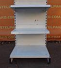 Торгові односторонні (пристінні) стелажі "ВІКО" 195х60 см, на 5 полиць, Б/у, фото 7