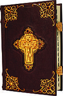 Книга в коже «Библия» с филигранью и золотом