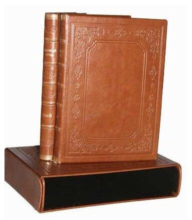 Книга в шкірі «Український народ у його минулому та справжньому»