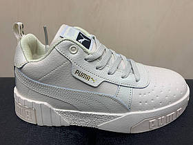 Кросівки Puma Cali Beige на хутрі