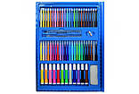 Дитячий набір для творчості та малювання 208 предметів (blue) NS, фото 6