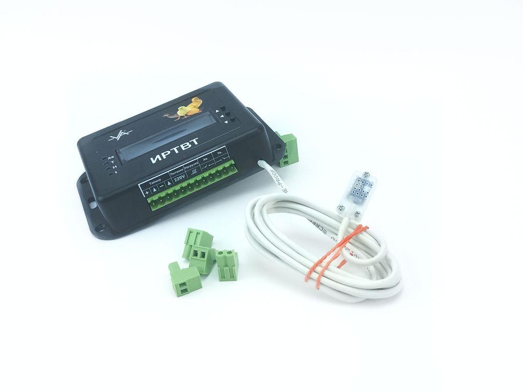 Терморегулятор для інкубатора ИРТВТ з регулюванням вологості і переворотом яєць, фото 1