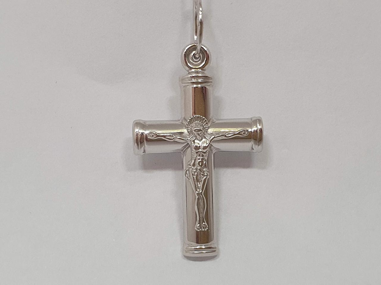 Срібний хрест Розп'яття Христа. 3592-ПР