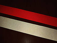 Светоотражающая самоклеющаяся Красная полоса для парковочных столбиков (50мм*600мм)