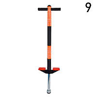 Прыгалка-кузнечик для детей Pogo Stick, детский джампер "Пого Стик" Чёрно-оранжевый №9 (NS)