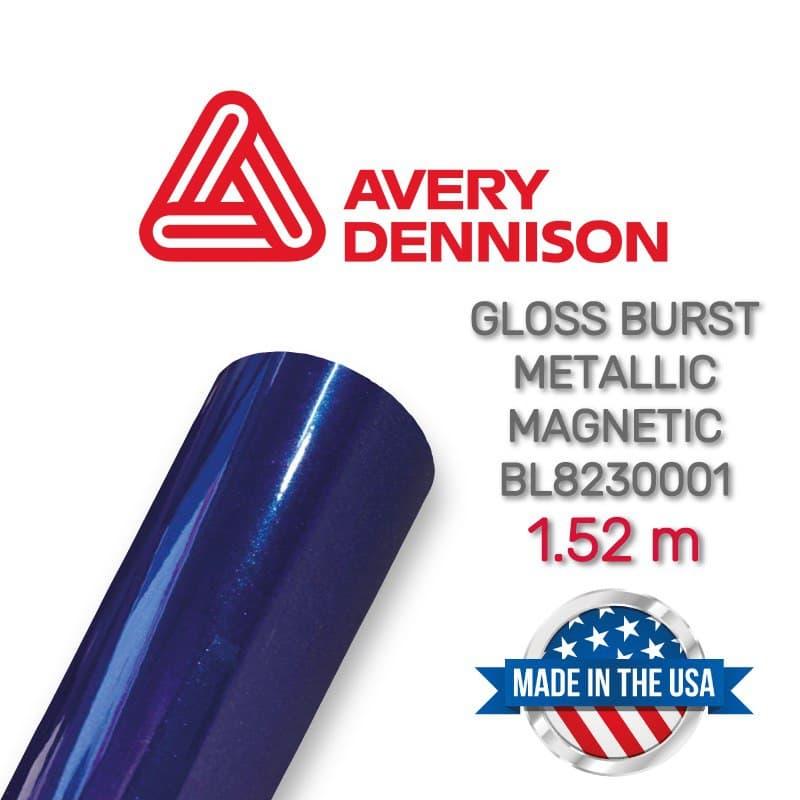 Avery Gloss Metallis Magnetic Burst BL8230001, темно-синя плівка металік
