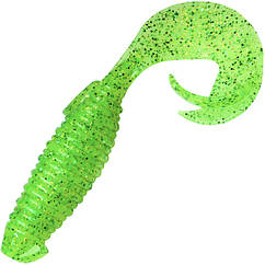 Силікон Keitech Flapper Grub 4" (7 шт/уп) 424 lime chartreuse