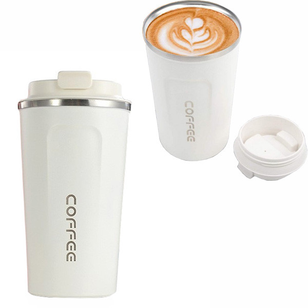 Автомобільний термокухоль 500 мл BN-129 Білий, фото 1