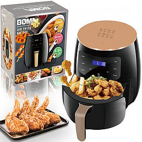 Аеро-фритюрниця електрична повітряна BOMA BM 589 1200 Вт зі знімною чашею для приготування картоплі фрі