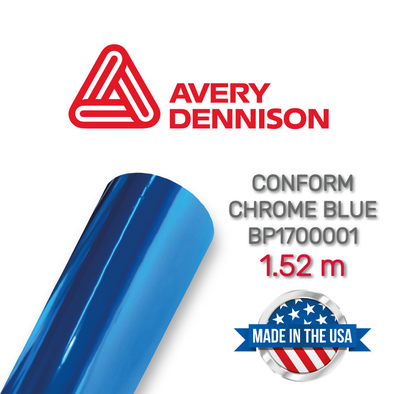 Avery Conform Chrome Blue BP1700001 - Хромована синя плівка 1.22 м