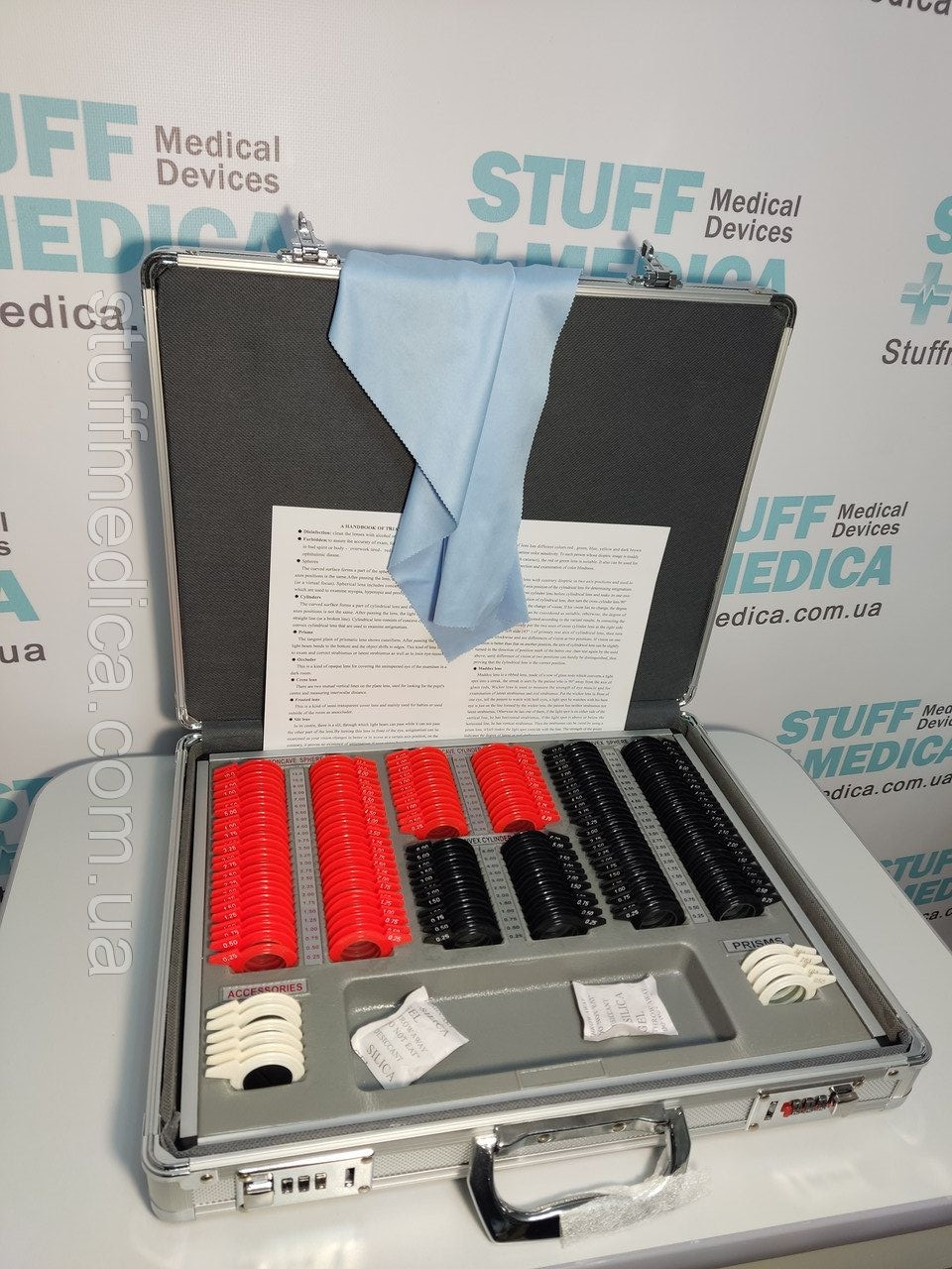 Набір пробних окулярних лінз і призм SL-158, фото 1