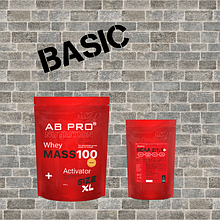 Комплект Набір м'язової маси BASIC (гейнер, амінокислоти)