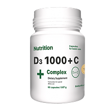 Вітамінний комплекс EntherMeal D3 1000+З Complex+ 60 капсул