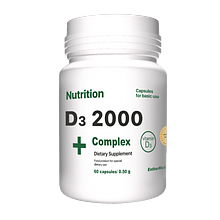 Вітаміни EntherMeal D3 2000 Complex+ 60 капсул