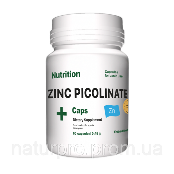 Мінеральний комплекс EntherMeal Zinc Picolinate 60 капсул