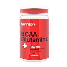 Амінокислота AB PRO BCAA + Glutamine Powder 1000 г Полуниця