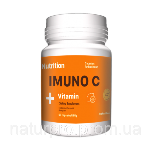 Вітамін С EntherMeal Imuno Vitamin C 60 капсул