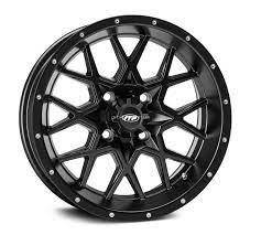 Колісний диск на квадроцикл — HURRICANE "ITP" 12x7 4/110 2+5 Matte Black 1228628536B