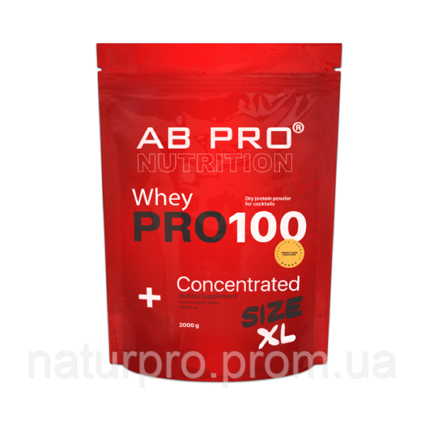 Протеїн AB PRO PRO 100 Whey Concentrated 2000 р Ваніль