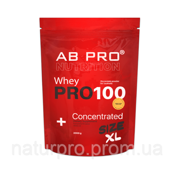 Протеїн AB PRO PRO 100 Whey Concentrated 2000 г Манго-апельсин
