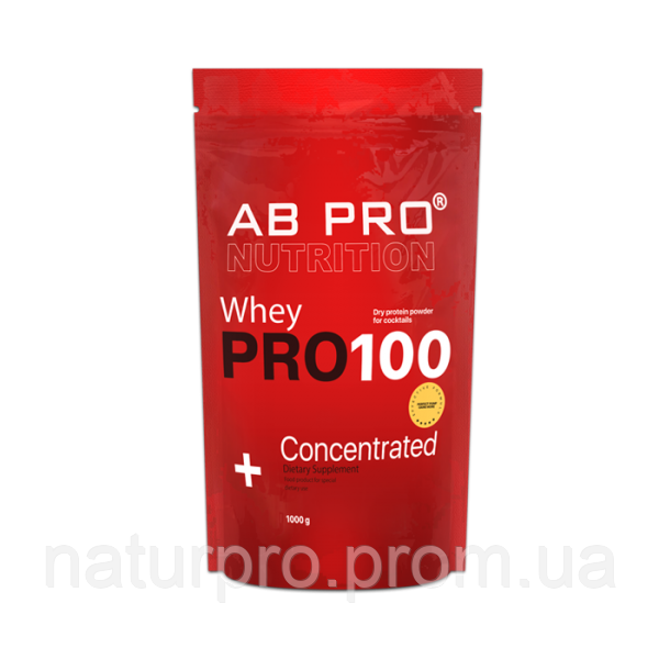 Протеїн AB PRO PRO 100 Whey Concentrated 1000 г Тоффі