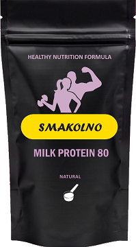 Milk Protein 80% Smakolno ™ натуральний смак Казеїн 80 натуральний смакольно