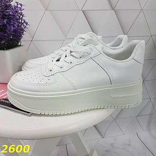 Sneakers platform bianche pelle deals