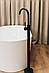 Кран змішувач для ванни підлоговий окремо стоїть Brone Uno MATT BLACK, фото 6