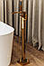 Кран змішувач для ванни підлоговий окремо стоїть Brone CHROME PLATED, фото 6