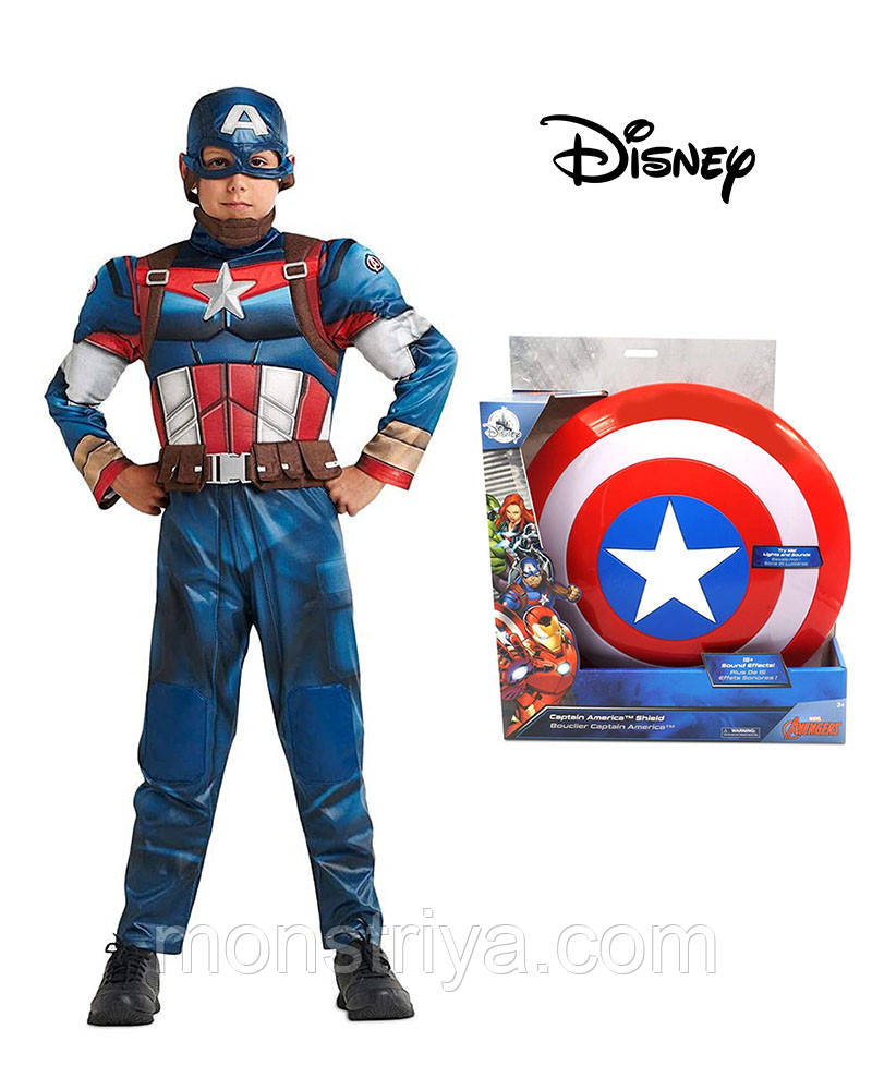 Карнавальний костюм Капітан Америка+ Щит Дісней / Marvel Captain America Disney
