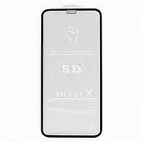 Защитное стекло с черной рамкой Glass Screen Protector for iPhone X/Xs/11 Pro, 5D, Black