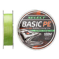 Шнур Select Basic PE 100м салатный 0.14мм 15lb/6.8кг