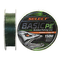 Шнур Select Basic PE 150м темно зеленый 0.06мм 6lb/3.0кг