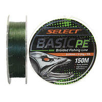 Шнур Select Basic PE 150м темно зеленый 0.12мм 12lb/5.6кг