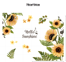 Вінілові наклейки на стіну Соняшники Sunshine (лист 60 х 90 см) Б139-1, фото 3