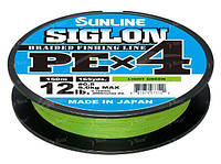 Шнур Sunline Siglon PE x4 150m салатный #0.4/0.108 6lb/2.9kg