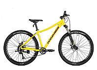 Велосипед женский Winner ALPINA (1x8) желтый 2022 колеса 27,5" размер 14,5"