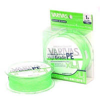 Шнур Varivas High Grade PE X4 Flash Green 150m #0.6 max 10lb