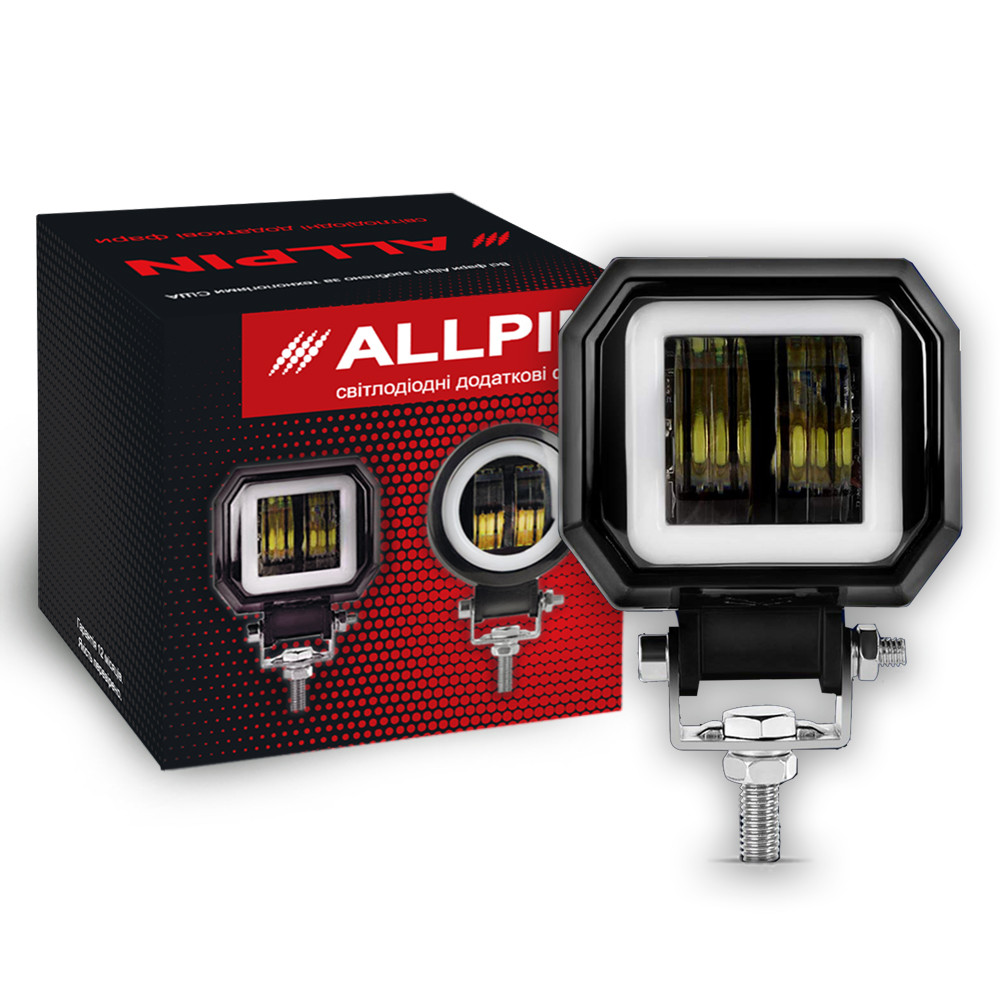Світлодіодна led фара з дхо ALLPIN 24W 2400lm ват СТГ
