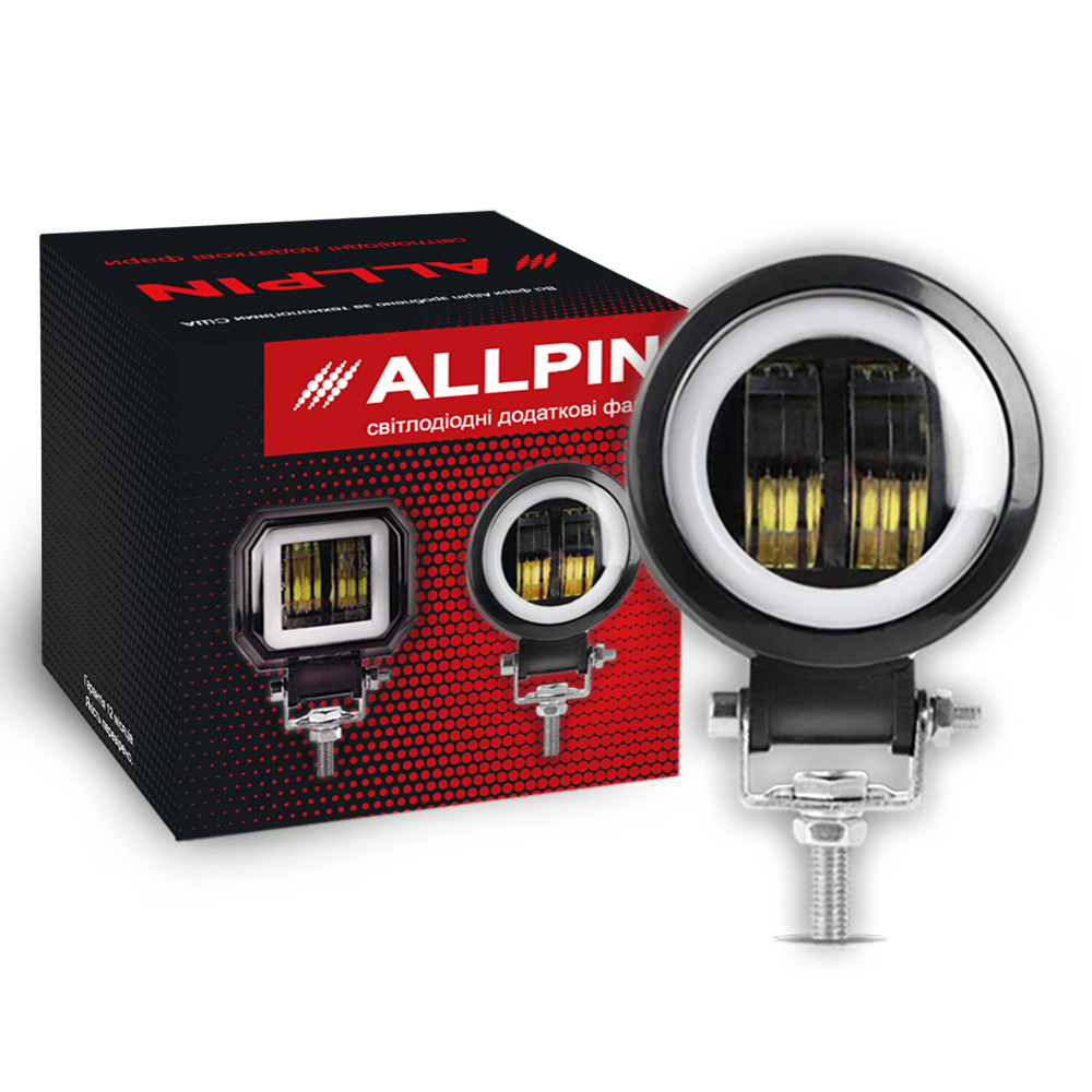 Світлодіодна led фара з дхо ALLPIN 24W 2400lm ват СТГ