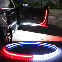 Подсветка дверей динамическая, LED подсветка дверей автомобиля ( 2 ленты по 1,2м)
