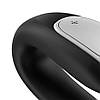 Смарт-вібратор для пар Satisfyer Double Fun (Black) з пультом ДК, фото 4