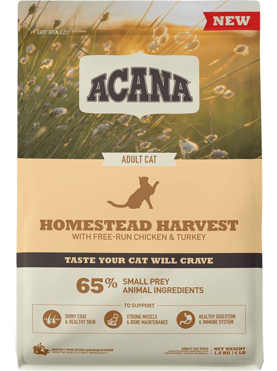 Acana Homestead Harvest Cat (34/16) для котів усіх порід та вікових груп 4,5 кг