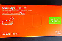 ПЕРЧАТКИ ЛАТЕКСНЫЕ S (6-7) НЕПРИПУДРЕННЫЕ MERCATOR MEDICAL DERMAGEL COATED