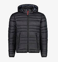 Черная утепленная мужская куртка CMP MAN JACKET ZIP HOOD 31K2717-U901