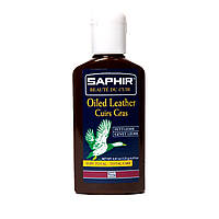 Крем-бальзам для жированной кожи Saphir Oiled Leather 125 ml средне-коричневый