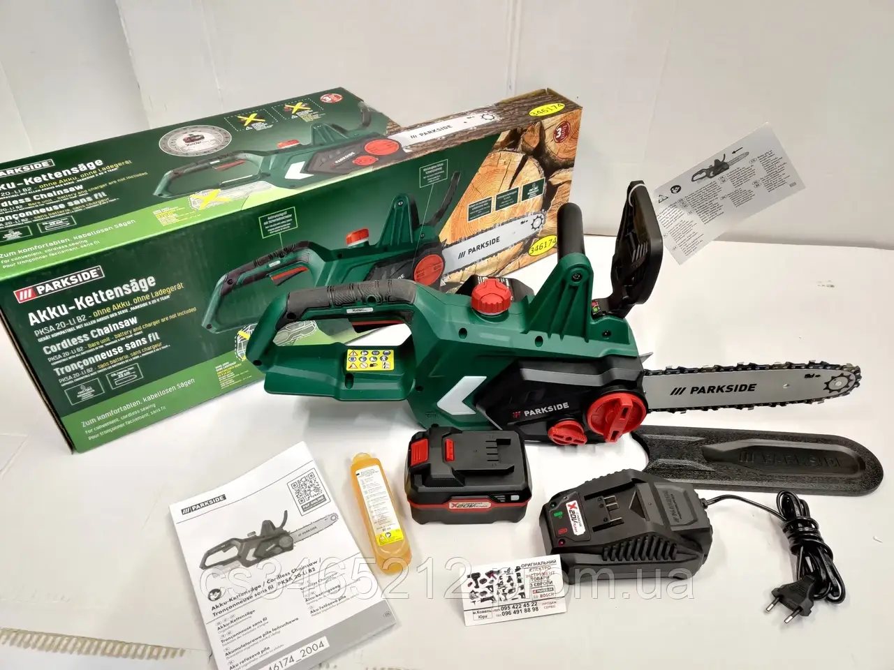 Lidl Parkside Cordless Chainsaw PKSA 20LI A1 Review