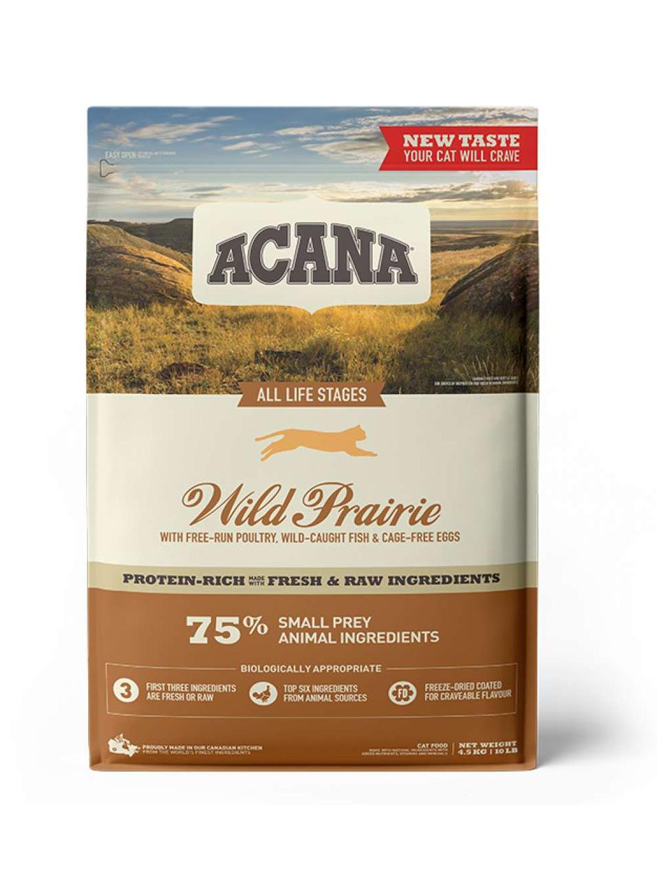 Acana Wild Prairie Cat & Kitten (37/20) для котів всіх порід і вікових груп 1,8 кг