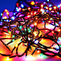Новогодняя гирлянда ёлочная 100 лампочек 4 цвета + 8 режимов.